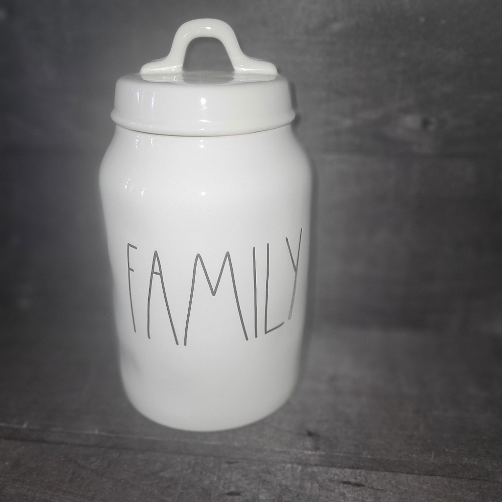 Rae Dunn Family Canister Dimples